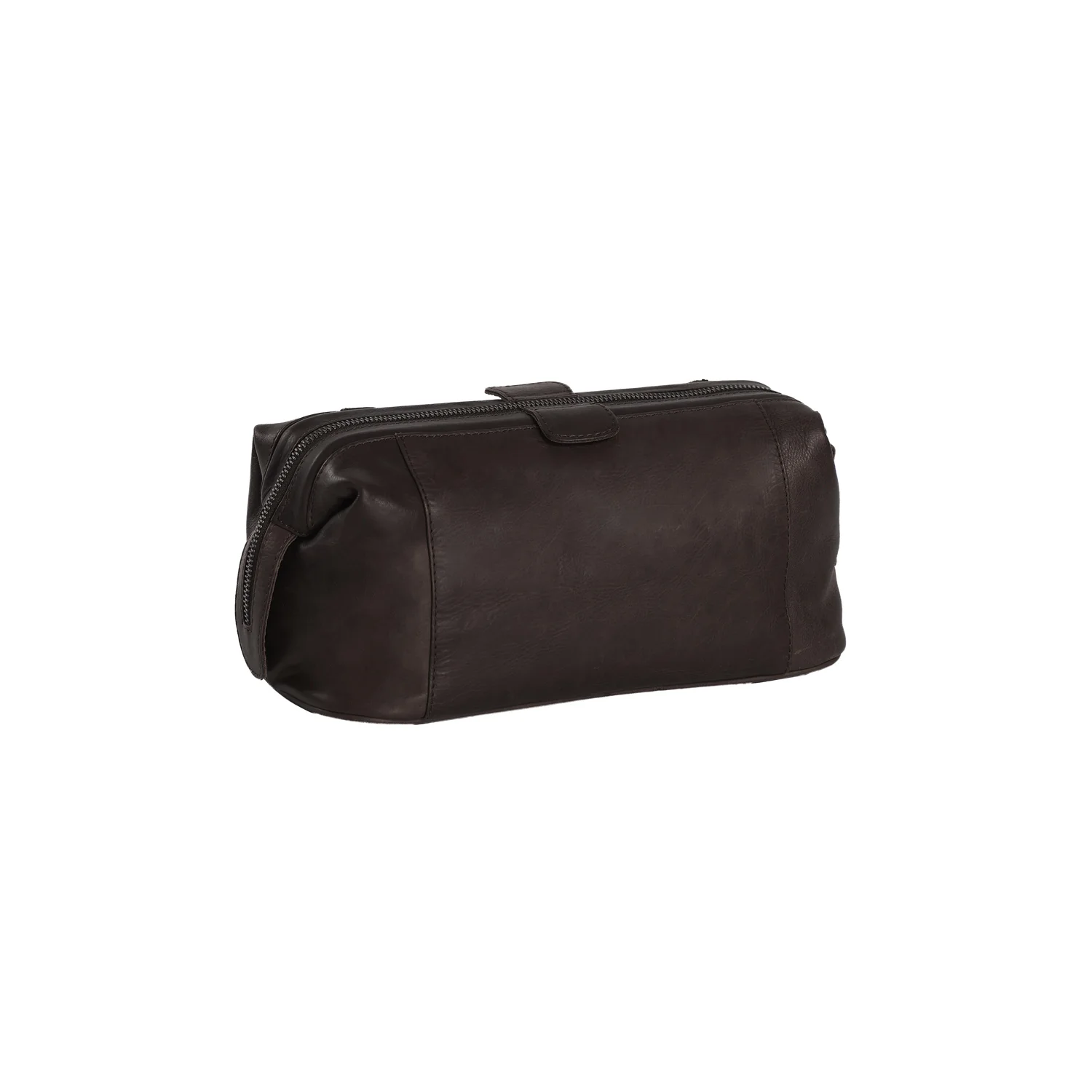 Leather Toiletry Bag Brown Vince - Image 6
