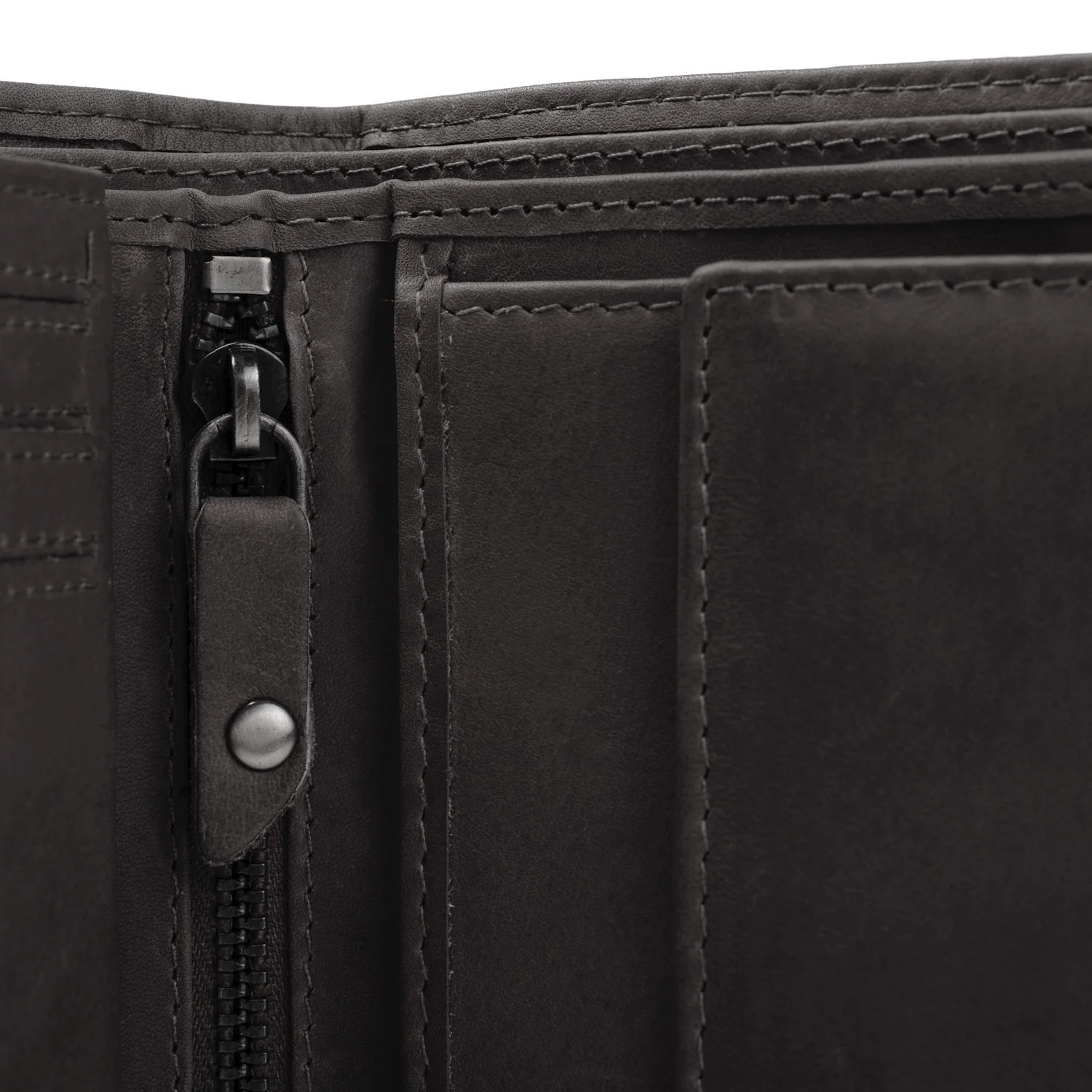 Leather Wallet Brown Ruby - Image 3