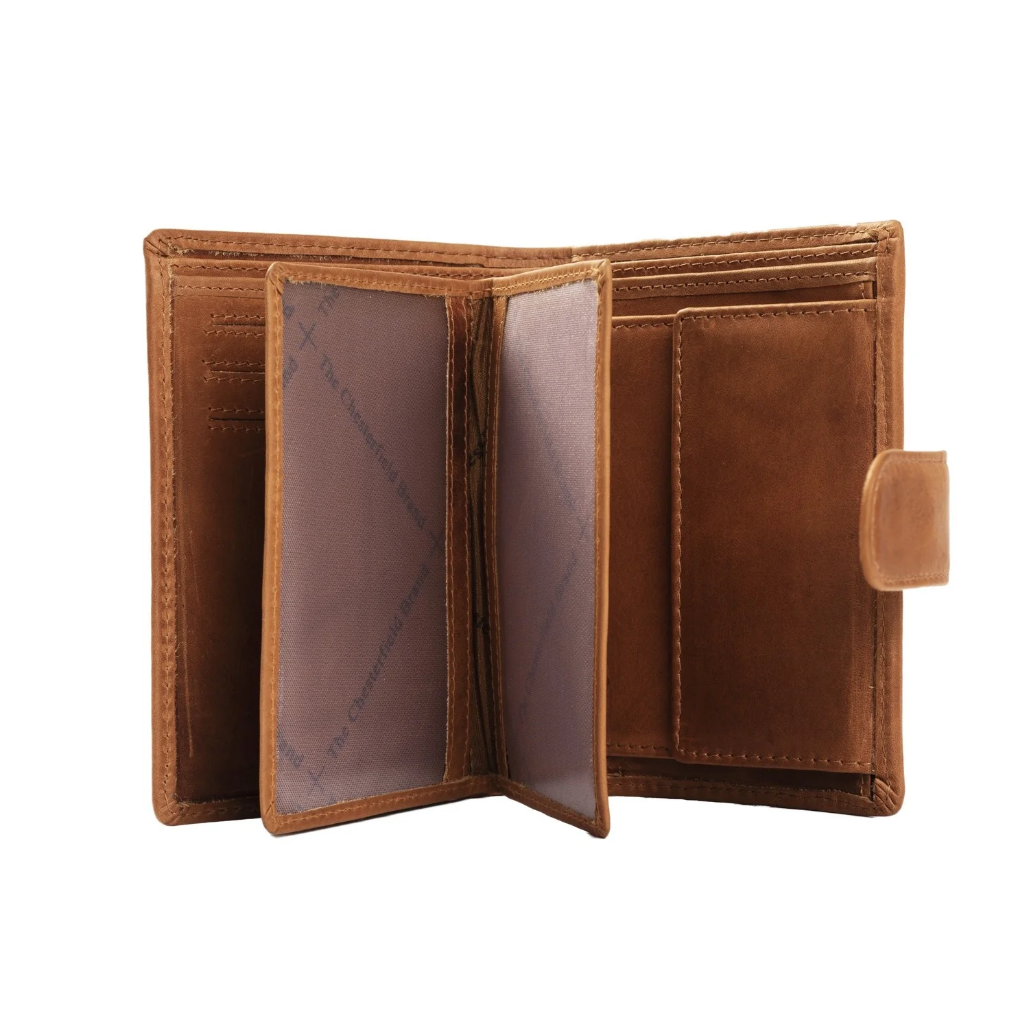Leather Wallet Cognac Ruby - Image 4